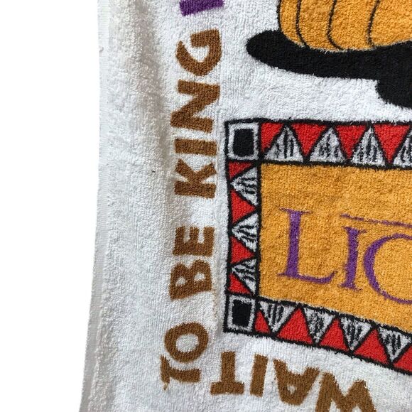 VINTAGE beach towel THE LION KING * VINTAGE 90s - Picture 8 of 9